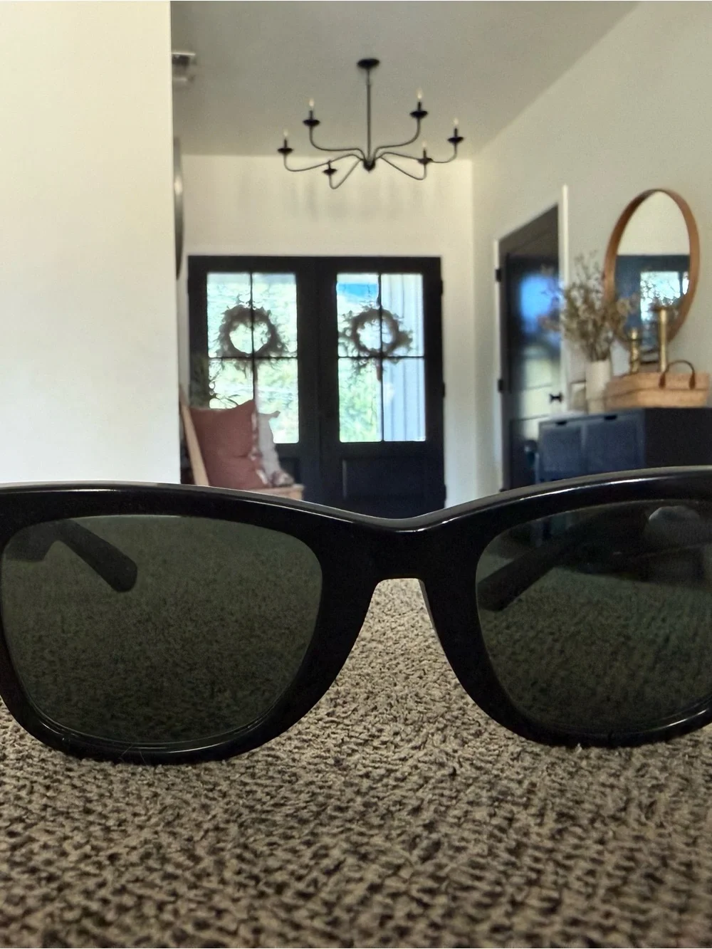 Ray-Ban Black Wayfarer Sunglasses with Black Case